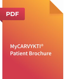 MyCARVYKTI® Patient Brochure, PDF thumbnail